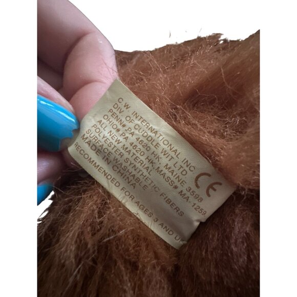 Vintage Cuddle Wit Plush gorilla ape orangutan monkey Stuffed Animal Toy - Picture 7 of 7